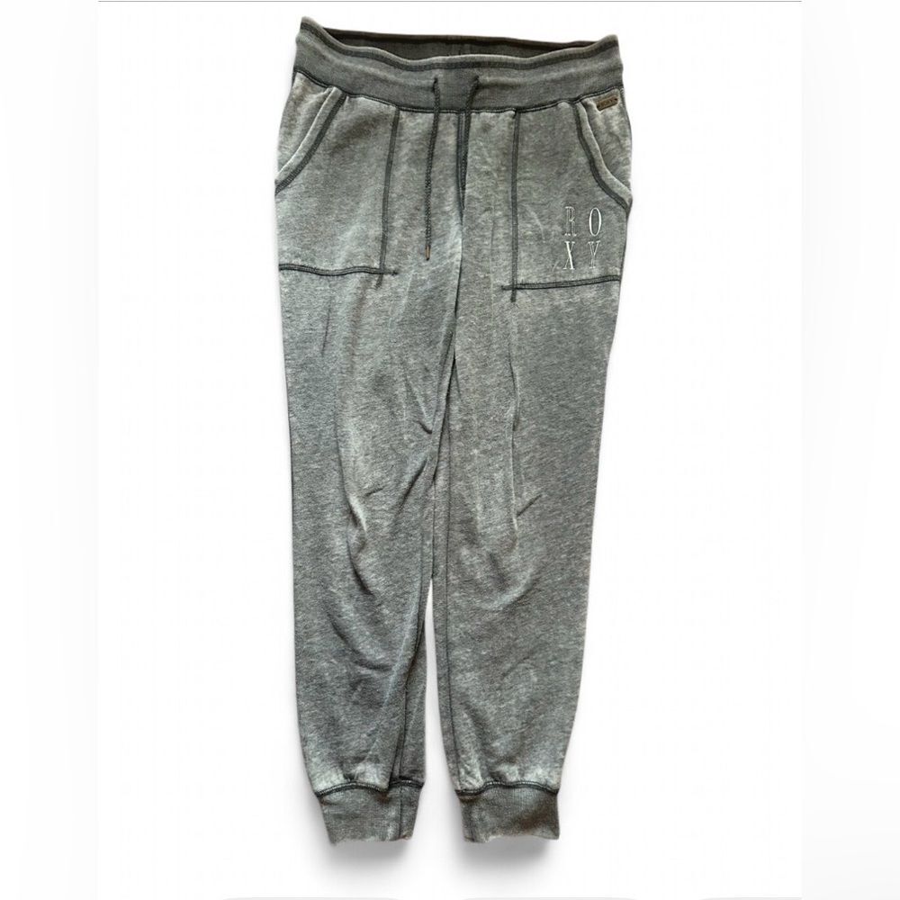 Roxy Women’s Gray Heathered Jogger Sweatpants